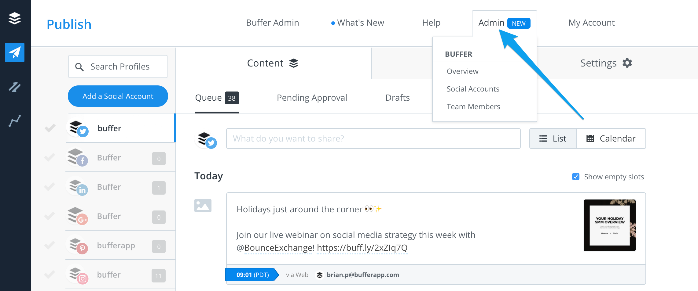 buffer herramienta para twitter